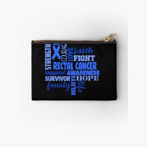Item preview, Rectal Cancer Awareness - Strength Courage Faith Hope Love Fight Support Survivor Family Life Believe designed and sold by Hilten.