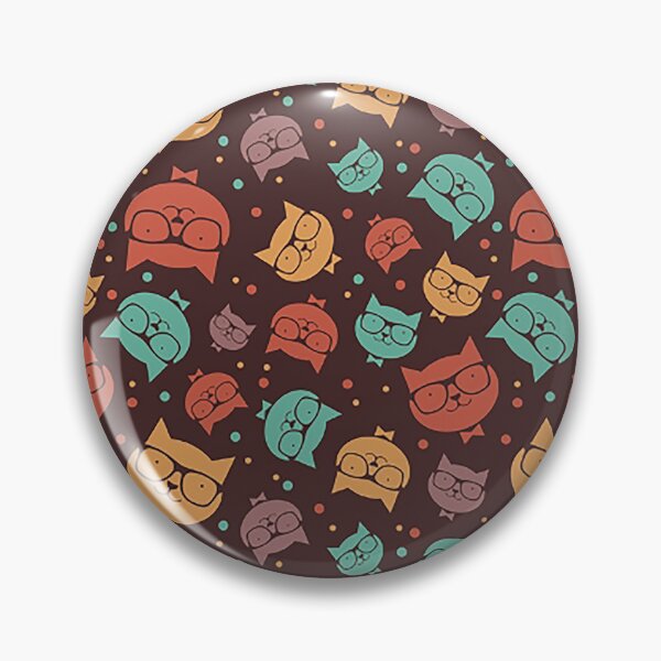 Item preview, NERDY CAT PATTERN designed and sold by TheBlessedTip.