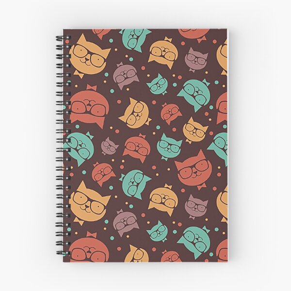 Item preview, NERDY CAT PATTERN designed and sold by TheBlessedTip.