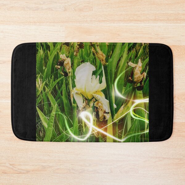 Item preview, Heirloom White Iris Flower With Elusive Fairies Photo (Big Print) designed and sold by GladBlackLamb.