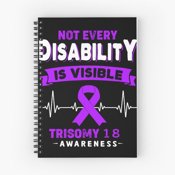Item preview, Trisomy 18 Awareness - Not Every Disability Is Visible designed and sold by RidnerStore.