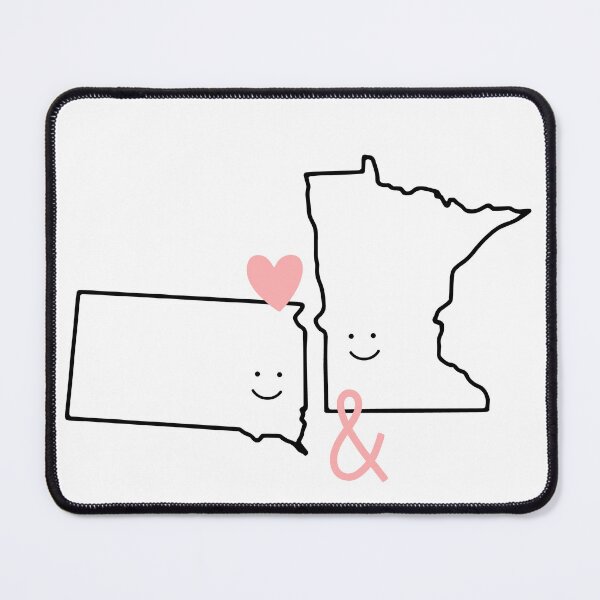 Item preview, Minnesota & South Dakota Love designed and sold by Kayla Franz.