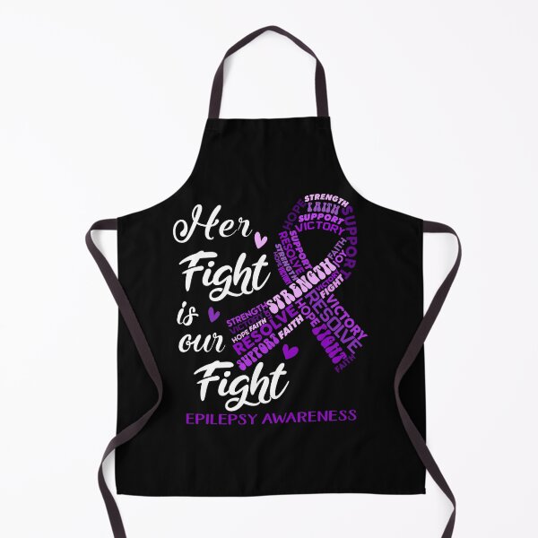 Item preview, Epilepsy Warrior, Her Fight is our Fight Epilepsy Awareness designed and sold by Greggwillard.