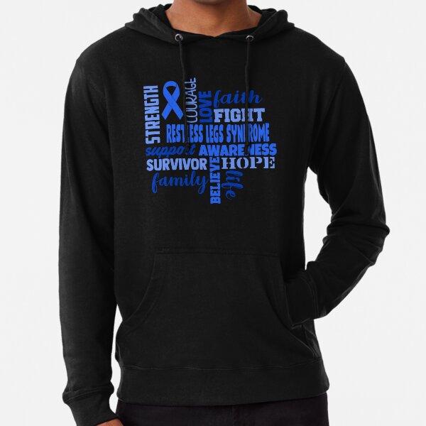 Item preview, Restless Legs Syndrome Awareness - Strength Courage Faith Hope Love Fight Support Survivor Family Life Believe designed and sold by Hilten.