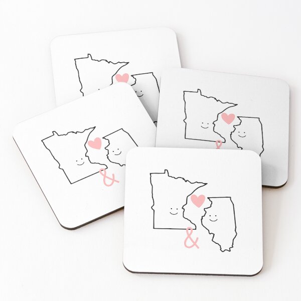 Item preview, Minnesota & Illinois Love designed and sold by Kayla Franz.