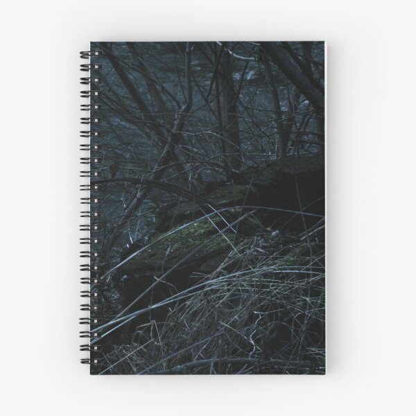 Item preview, Deep black-blue forest darkmood #2 designed and sold by LuxorArtz.