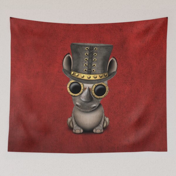 Item preview, Steampunk Baby Rhino designed and sold by JeffBartels.