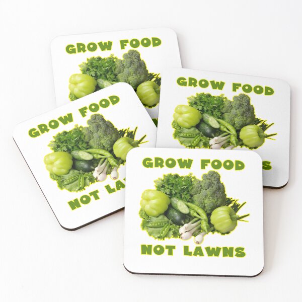 Item preview, Grow Food Not Lawns designed and sold by Tiziza.