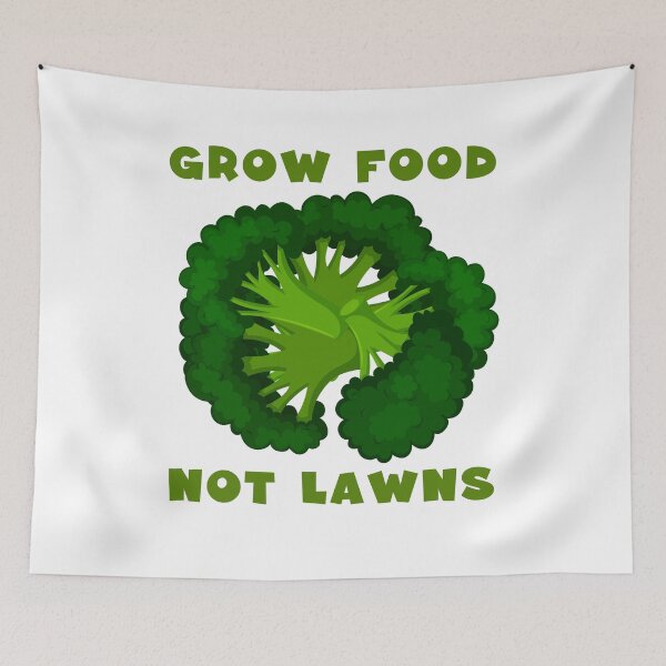 Item preview, Grow Food Not Lawns designed and sold by Tiziza.