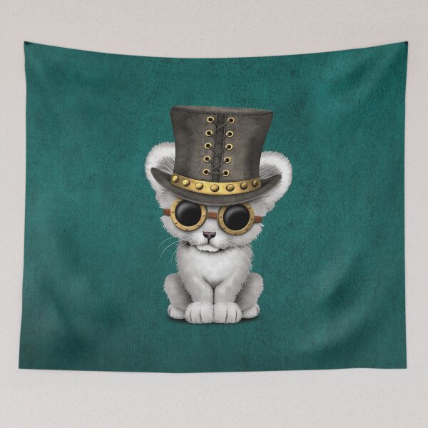 Item preview, Cute Steampunk White Lion  designed and sold by JeffBartels.