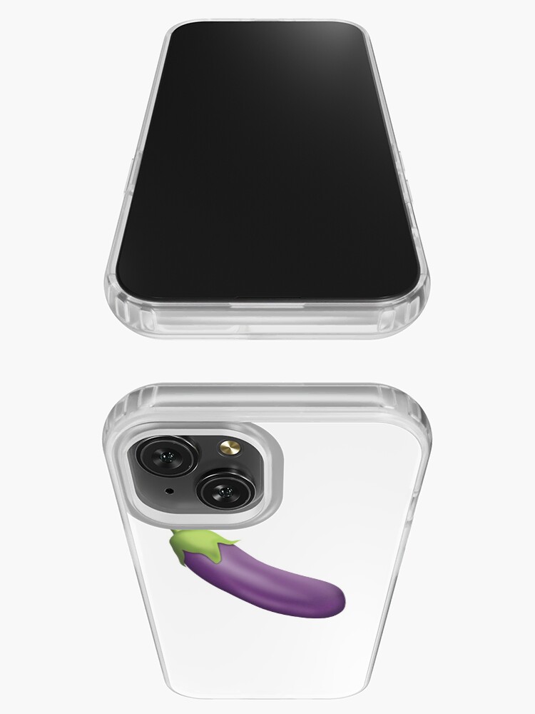 Peach and eggplant emoji  iPhone Case for Sale by PinkShinyArt