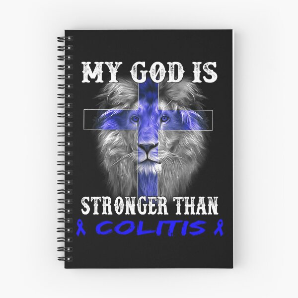 Item preview, León Mi Dios es más fuerte que COLITIS Apoyo COLITIS Guerrero designed and sold by Hatjar.