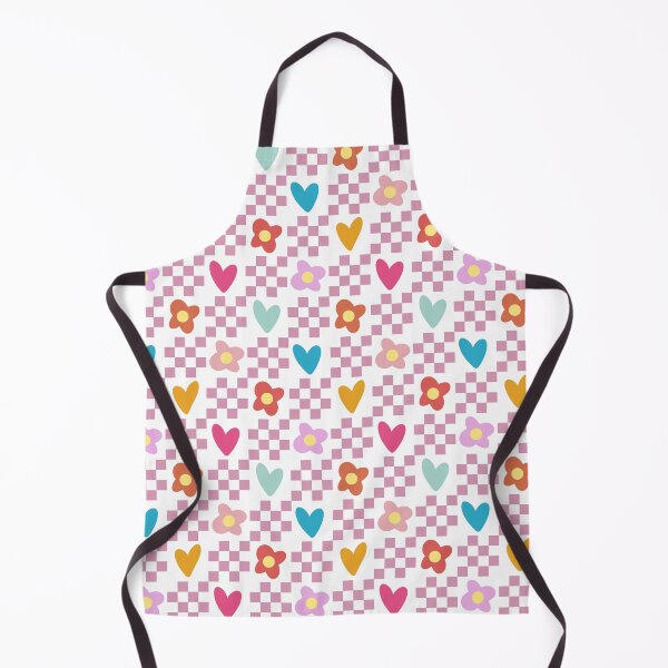 Item preview, Colorful Checker Squares Hearts & Flowers Pattern Pink designed and sold by scorpiolane.