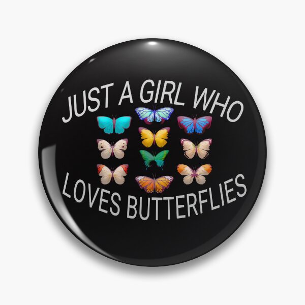 Item preview, Just A Girl Who Loves Butterflies designed and sold by JOY STORE 45.