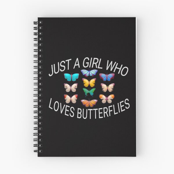 Item preview, Just A Girl Who Loves Butterflies designed and sold by JOY STORE 45.