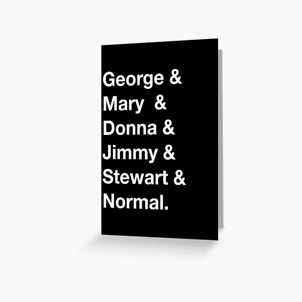 "Adventures in Odyssey Barclay Family Ampersand Name List (white text