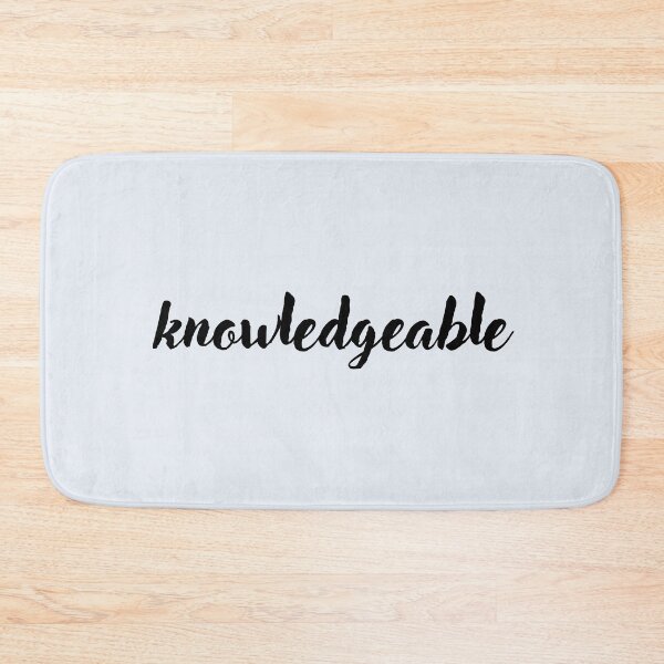 Item preview, Knowledgeable - Handwritten Word In Cursive designed and sold by HopefulFlower.
