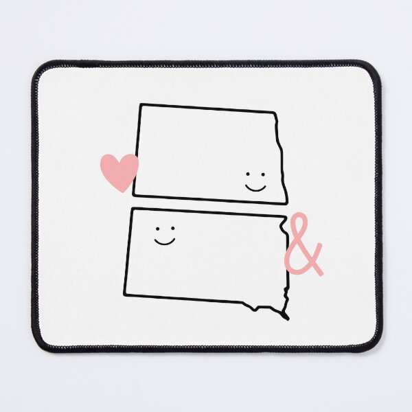 Item preview, South Dakota & North Dakota Love designed and sold by Kayla Franz.