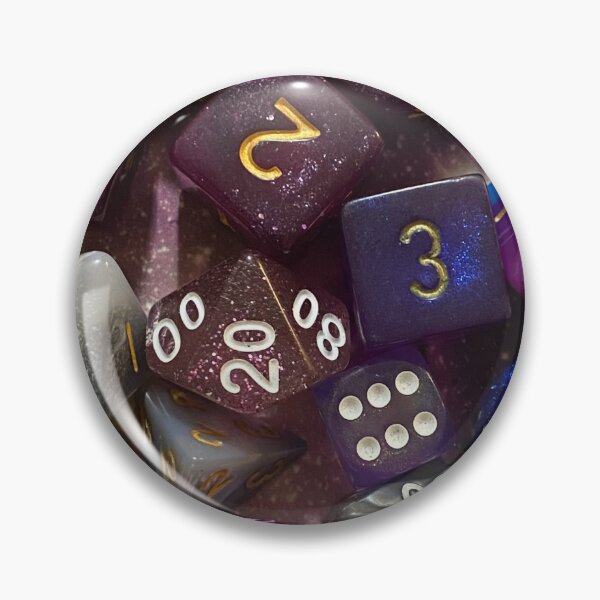 Item preview, Purple Galaxy Dice designed and sold by roguecrusade.