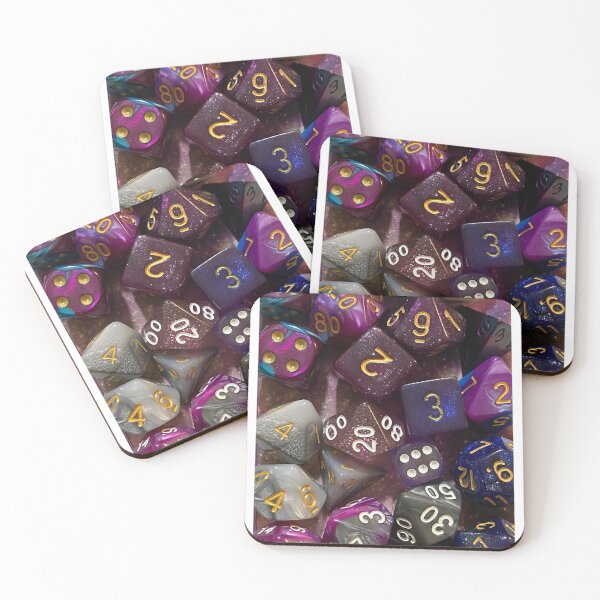 Item preview, Purple Galaxy Dice designed and sold by roguecrusade.