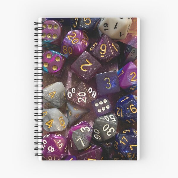 Item preview, Purple Galaxy Dice designed and sold by roguecrusade.