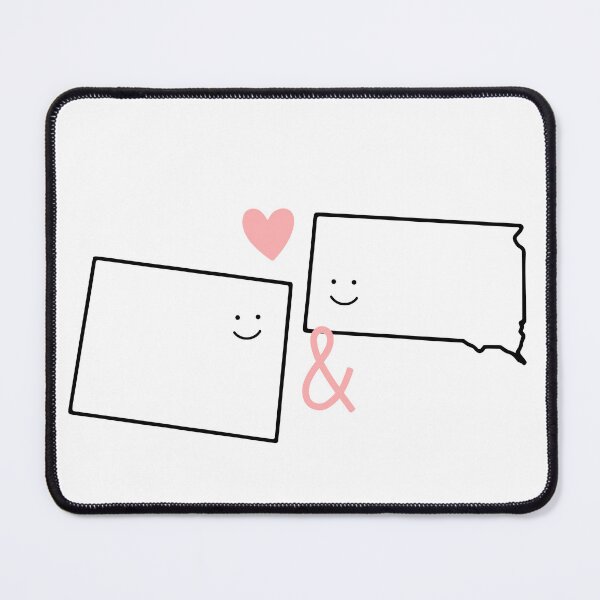 Item preview, South Dakota & Wyoming Love designed and sold by Kayla Franz.