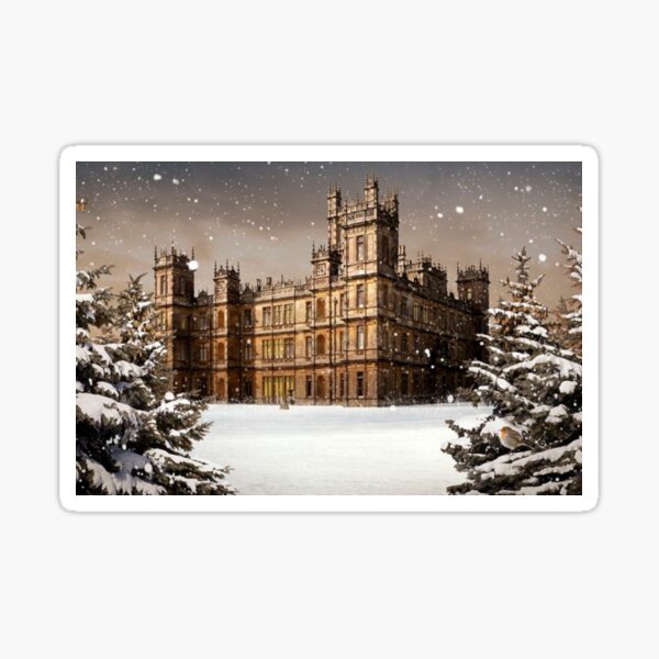 Downton Abbey Christmas Sticker