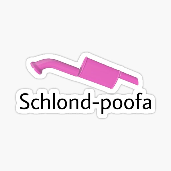 Parat modtagende kandidat Schlond-poofa " Sticker for Sale by FaustinaJ4 | Redbubble