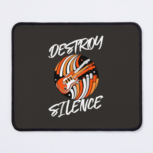 Item preview, Destroy Silence For Men Women Music Lovers Guitarists Bands designed and sold by JooArtPrints  ★★★★★.