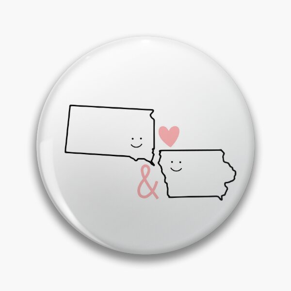 Item preview, South Dakota & Iowa Love designed and sold by Kayla Franz.