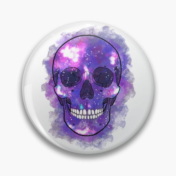 Item preview, Galaxy Skull Front (escaping) | Cosmic Skull designed and sold by Karli Mogen.