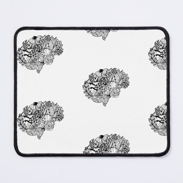 Item preview, Flower Brain (BLACK) designed and sold by CUNeuroscience.