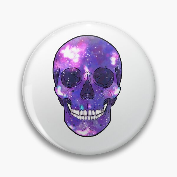 Item preview, Galaxy Skull Front (outlined) | Cosmic Skull designed and sold by Karli Mogen.
