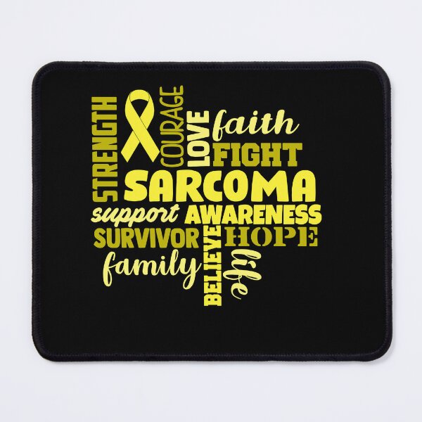 Item preview, Sarcoma Awareness - Strength Courage Faith Hope Love Fight Support Survivor Family Life Believe designed and sold by Hilten.
