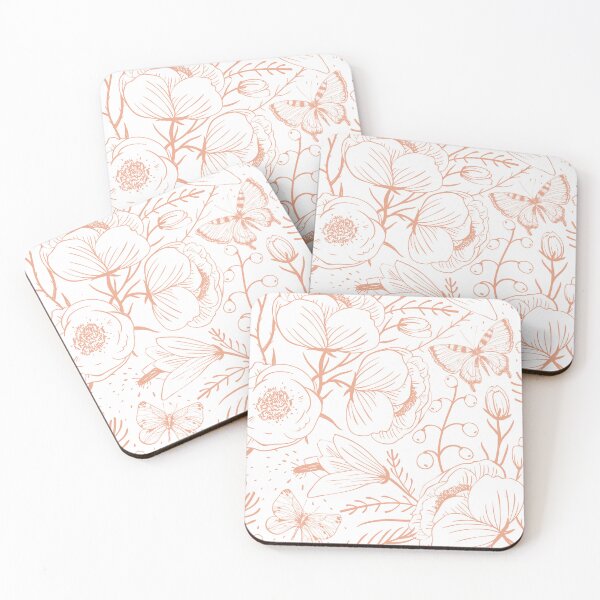 Item preview, Floral patterns, flowers and butterfly pattern, botanical garden pattern designed and sold by Emily Roberts.