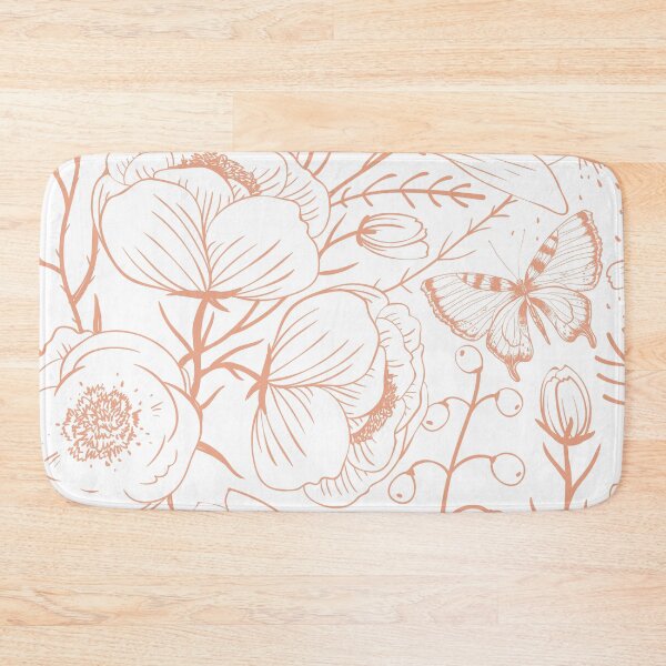 Item preview, Floral patterns, flowers and butterfly pattern, botanical garden pattern designed and sold by Emily Roberts.