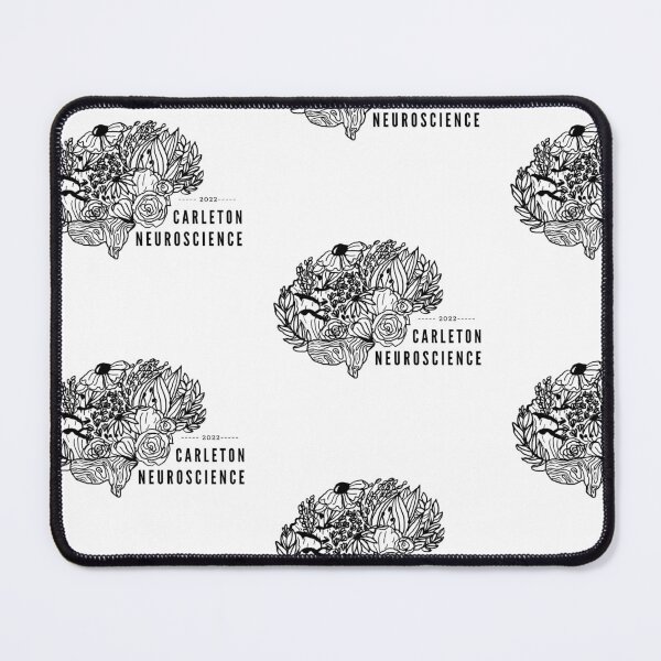 Item preview, Flower Brain (BLACK - with WORDS) designed and sold by CUNeuroscience.