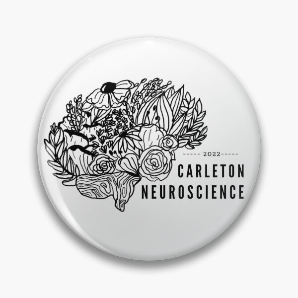 Item preview, Flower Brain (BLACK - with WORDS) designed and sold by CUNeuroscience.