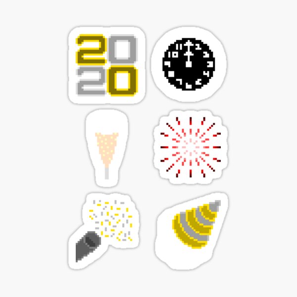 New Years Pack Sticker