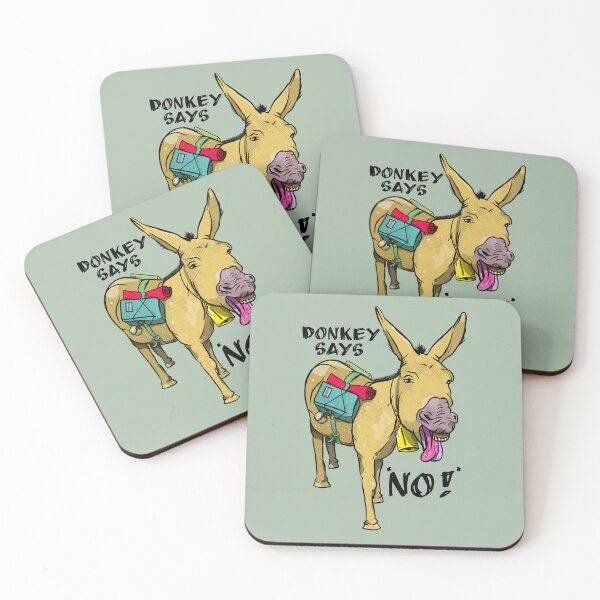 Item preview, Donkey says no STUBBORN MULE designed and sold by piedaydesigns.