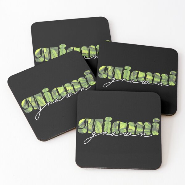 Item preview, Miami Grown Weed Leaves Text - Marijuana/Pot/420/Cannabis for Stoners and Smokers designed and sold by SteamParliament.