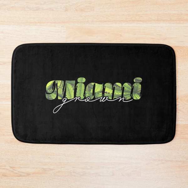 Item preview, Miami Grown Weed Leaves Text - Marijuana/Pot/420/Cannabis for Stoners and Smokers designed and sold by SteamParliament.