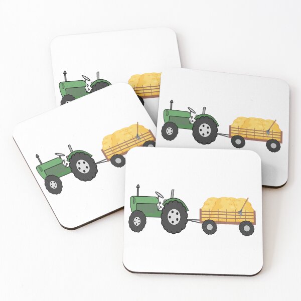 Item preview, Tractor pulling Hay Wagon designed and sold by karwilberevivalcollection.