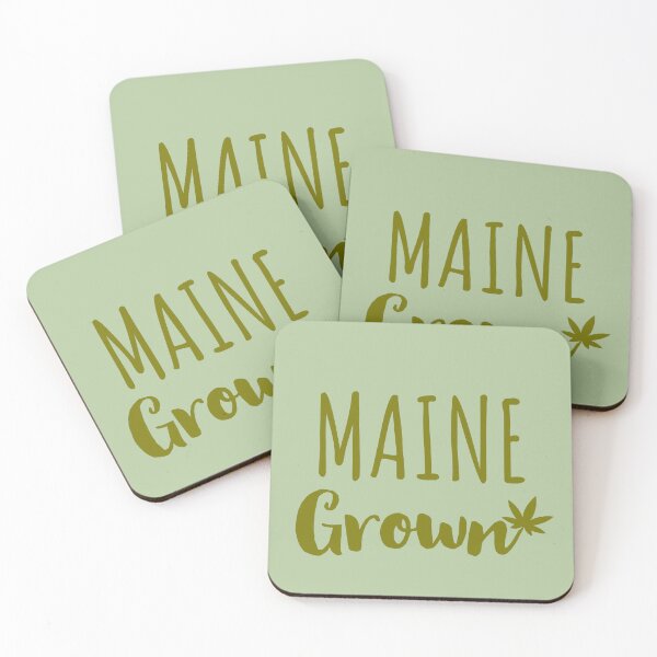 Item preview, Maine Grown Weed Leaf - Marijuana/Pot/420/Cannabis for Stoners and Smokers designed and sold by SteamParliament.