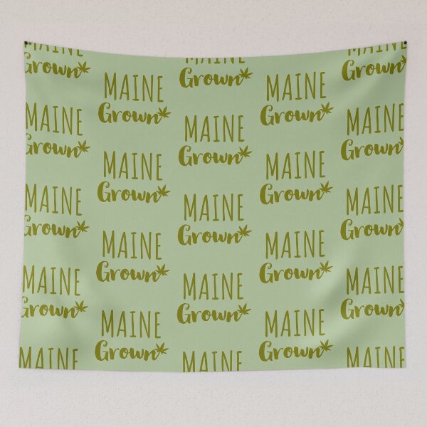 Item preview, Maine Grown Weed Leaf - Marijuana/Pot/420/Cannabis for Stoners and Smokers designed and sold by SteamParliament.