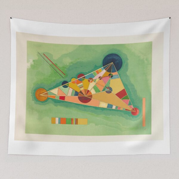 Item preview, Wassily Kandinsky Bunt im Dreieck 1965 designed and sold by crishroking.