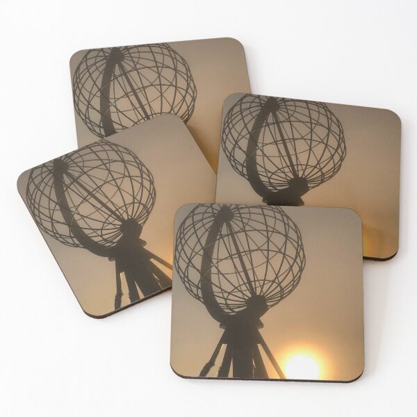 Item preview, North Cape Globe Midnightsun Orange designed and sold by nnprintdesign.