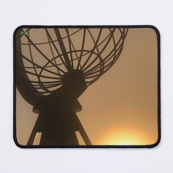 Item preview, North Cape Globe Midnightsun Orange designed and sold by nnprintdesign.