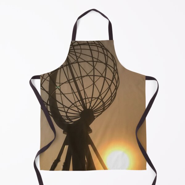 Item preview, North Cape Globe Midnightsun Orange designed and sold by nnprintdesign.