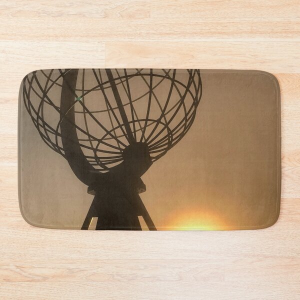 Item preview, North Cape Globe Midnightsun Orange designed and sold by nnprintdesign.